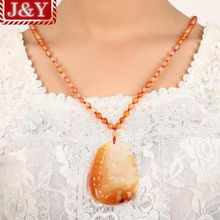 榮鑫飾品 正品玉如意玉髓項(xiàng)鏈——匠心工藝與天然寶石的完美融合